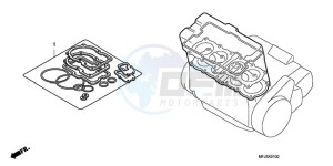 CBR600RR9 UK - (E / MME) drawing GASKET KIT A