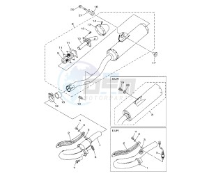 WR F 450 drawing EXHAUST