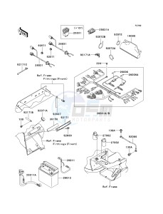 KAF 400 C [MULE 610 4X4 HARDWOODS GREEN HD] (C6F-C9F) C8F drawing CHASSIS ELECTRICAL EQUIPMENT