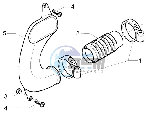 Belt cooling tube