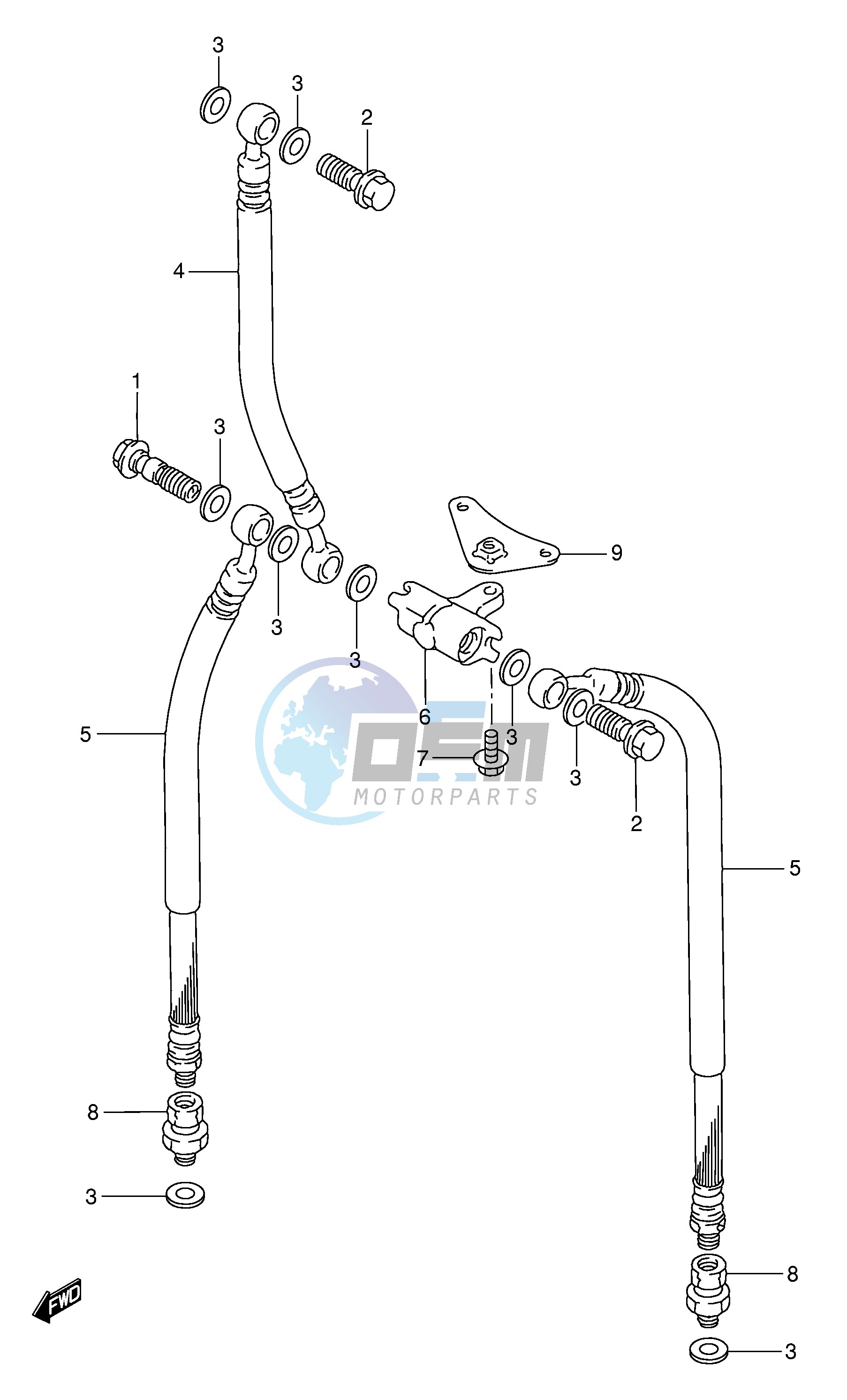 FRONT BRAKE HOSE