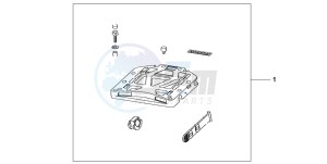 XL650V TRANSALP drawing REAR BASE CARRIER