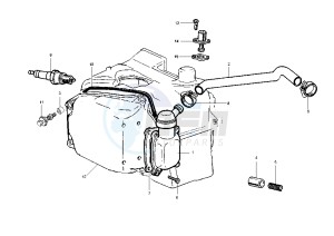 X9 EVOLUTION 125 drawing Chain Tightner - By Pass Valve