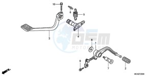 GL18009 NZ / AB NAV - (NZ / AB NAV) drawing PEDAL