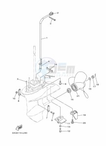 F15CMHL drawing PROPELLER-HOUSING-AND-TRANSMISSION-2