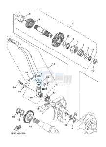 YZ250 (BCR9) drawing STARTER