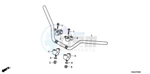 TRX500FAB drawing HANDLE PIPE