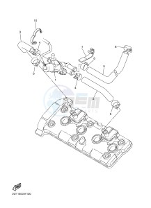 FZ1-S FZ1 FAZER 1000 (1CAM) drawing AIR INDUCTION SYSTEM