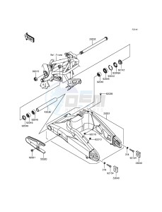 VERSYS_650_ABS KLE650FFF XX (EU ME A(FRICA) drawing Swingarm