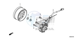 CRF125FE CRF125F Europe Direct - (ED) drawing GENERATOR