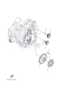 YFM700FWAD YFM70GPHG GRIZZLY 700 EPS (2UD8) drawing STARTER CLUTCH