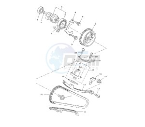 WR X 125 drawing CAMSHAFT AND TIMING CHAIN