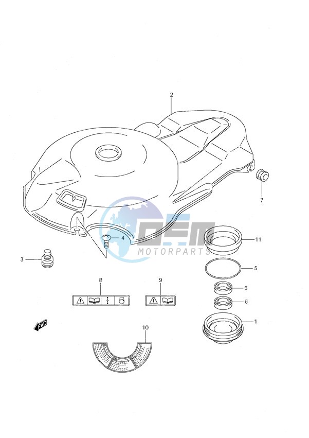 Under Oil Seal Housing