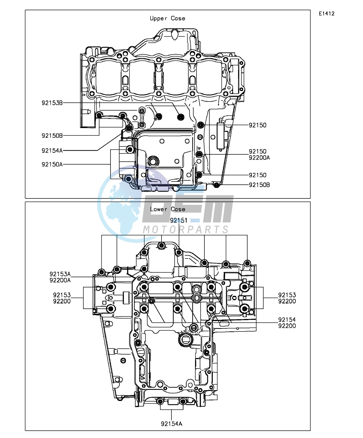 Crankcase Bolt Pattern