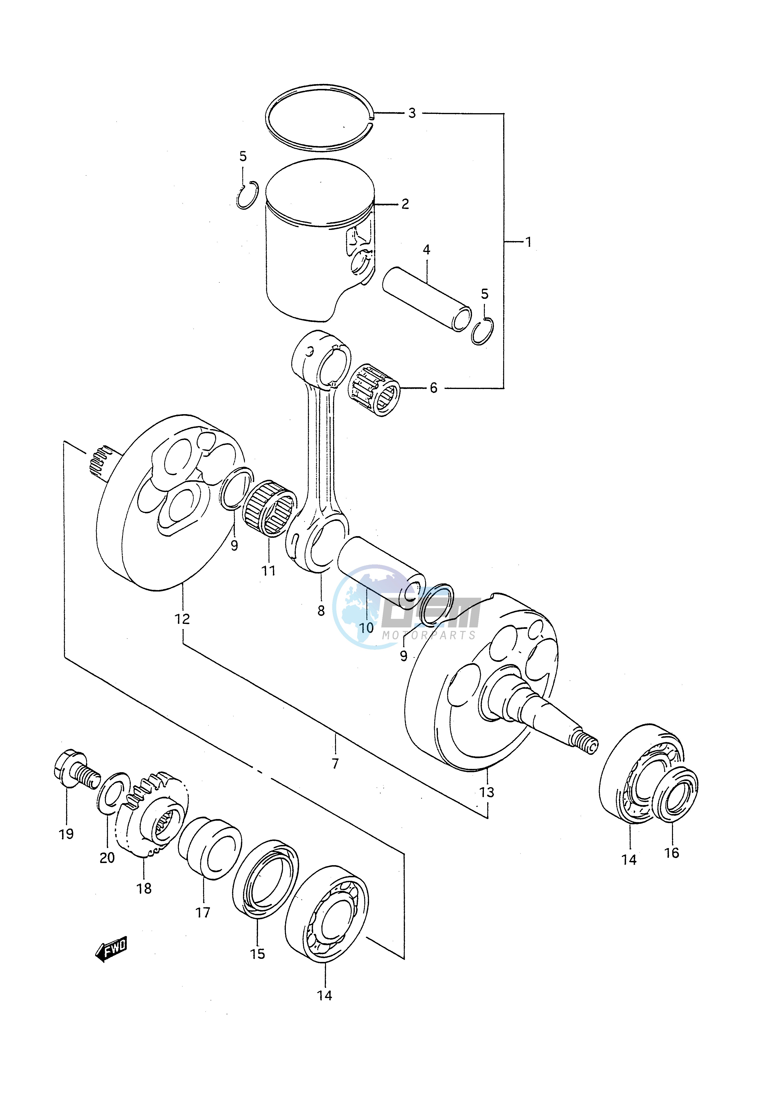 CRANKSHAFT (MODEL M)