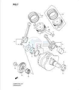 VZ800K9 drawing CRANKSHAFT