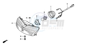 SFX50SMM drawing HEADLIGHT (1)