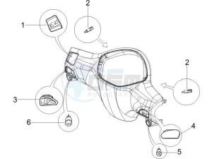 Liberty 50 4T PTT 2017 (B-NL) (B-NL) drawing Selectors - Switches - Buttons