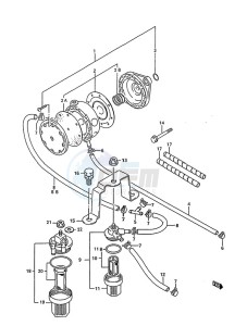 DT 85 drawing Fuel Pump (1995 to 2000)