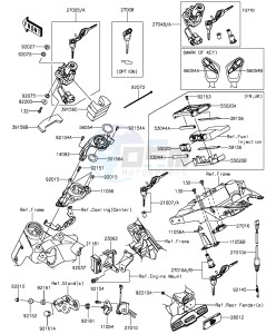 Z1000 ZR1000FFF FR GB XX (EU ME A(FRICA) drawing Ignition Switch