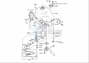 ZRX S 1200 (EU) drawing FUEL TANK