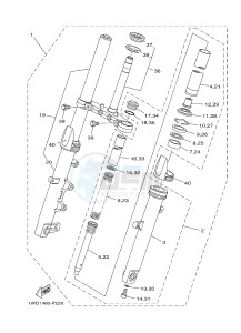 YZF-R25 249 (1WD3) drawing FRONT FORK