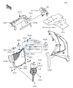 NINJA ZX-10R ABS ZX1000SGFB XX (EU ME A(FRICA) drawing Radiator