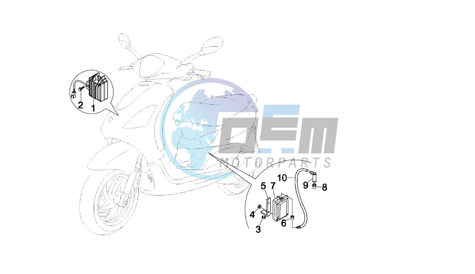 IGNITION COIL - VOLTAGE REGULATOR