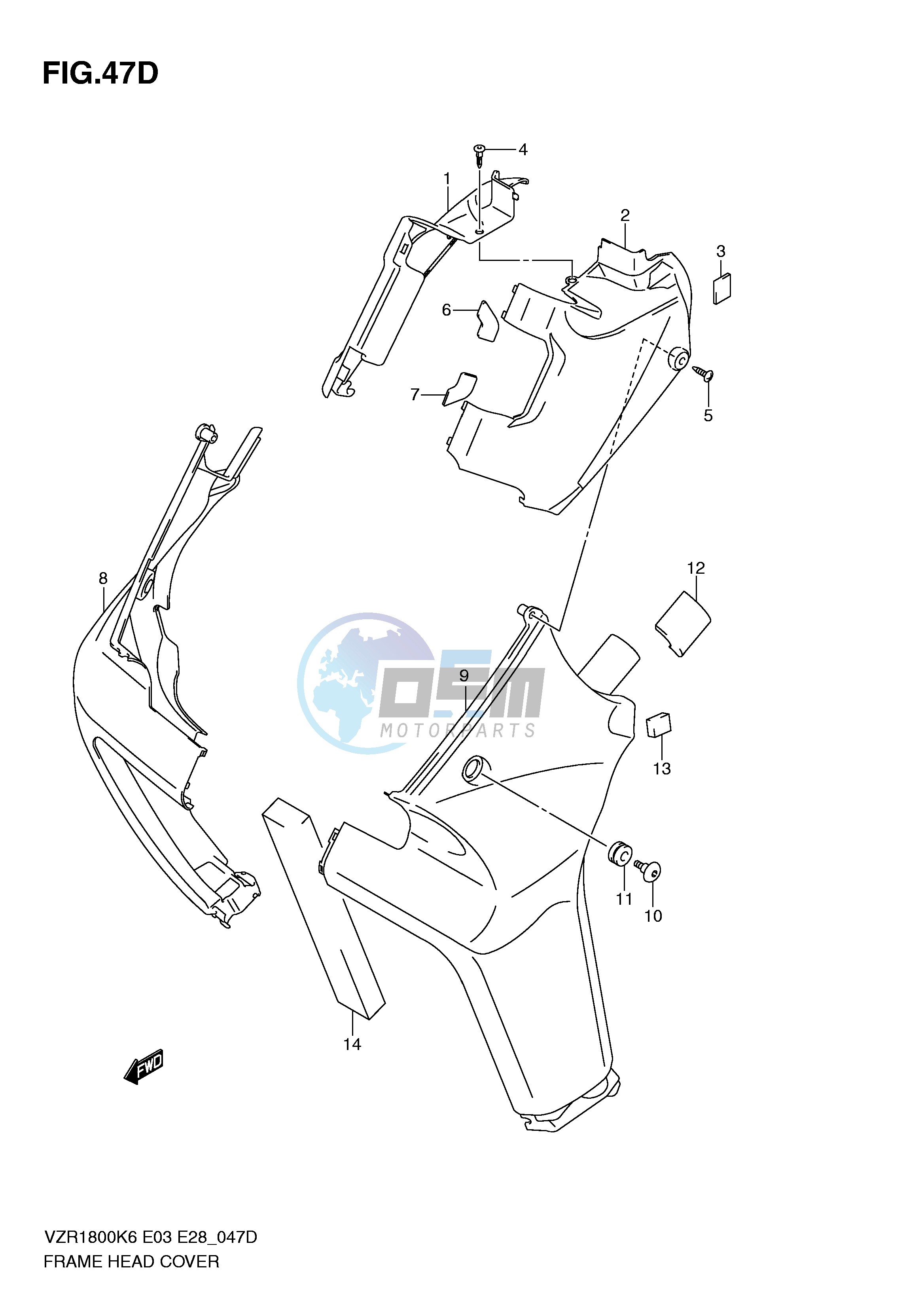 FRAME HEAD COVER (VZR1800L0)