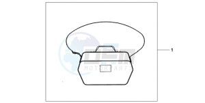 CBF600N9 France - (F / CMF) drawing INNERBAG TOPBOX