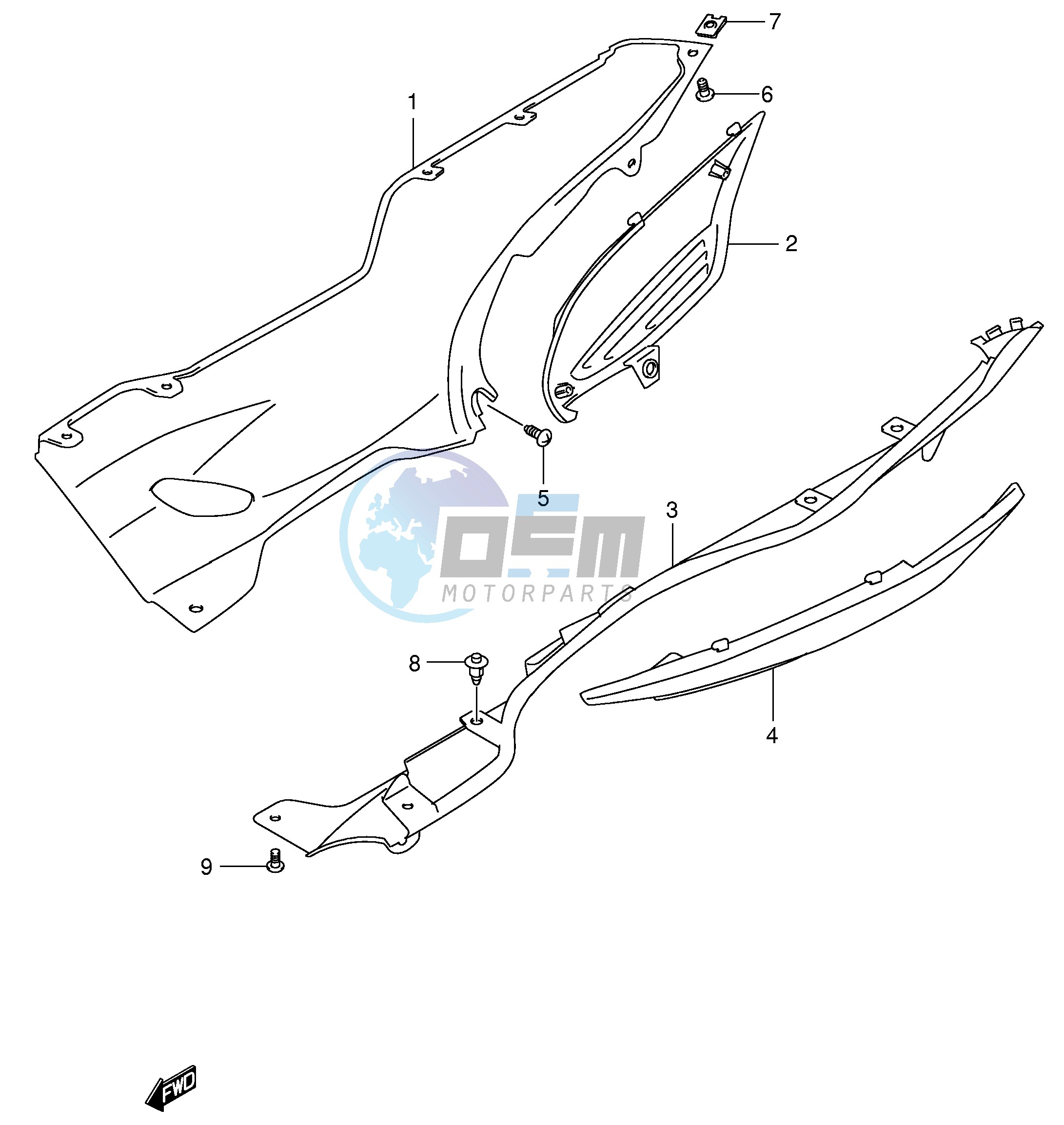 SIDE LEG SHIELD (MODEL Y)