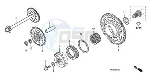 CBF1000A F / CMF drawing STARTING CLUTCH