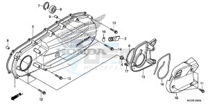 SH125D SH125i UK - (E) drawing LEFT SIDE COVER