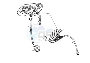 SENDA R X-TREM EU2 - 50 cc drawing DASHBOARD UNIT