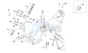 Sonic 50 H2O drawing Frame and central stand