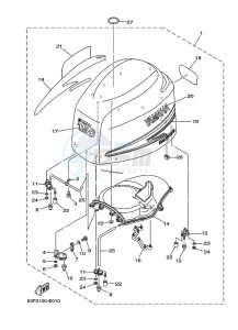 F150AETX drawing FAIRING-UPPER