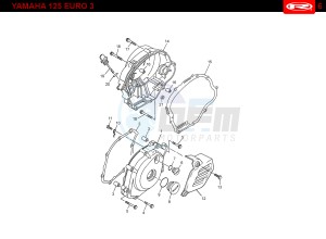 TANGO 125 drawing T06  CRANKCASE COVERS