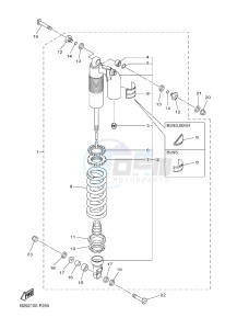 YZ250FX (B292 B293 B294 B294 B295) drawing REAR SUSPENSION