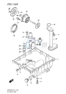 GSR750Z EU drawing OIL PAN-OIL PUMP