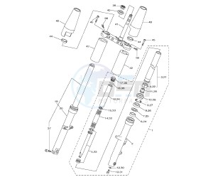 XVS A MIDNIGHT STAR 950 drawing FRONT FORK