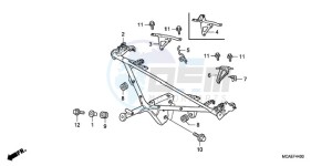 GL1800A ED drawing COWL STAY