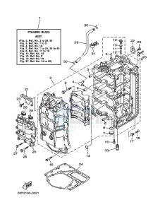 F150AETX drawing CYLINDER--CRANKCASE-1