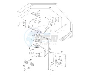 TZR 50 drawing FUEL TANK 2AS1