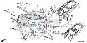 CBR1000RRG CBR1000 - Fireblade Europe Direct - (ED) drawing FRAME BODY