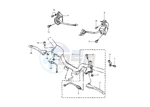 XC CYGNUS R 125 drawing HANDLE SWITCH – LEVER