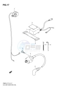 RM85 (P19) drawing CDI UNIT - IGNITION COIL