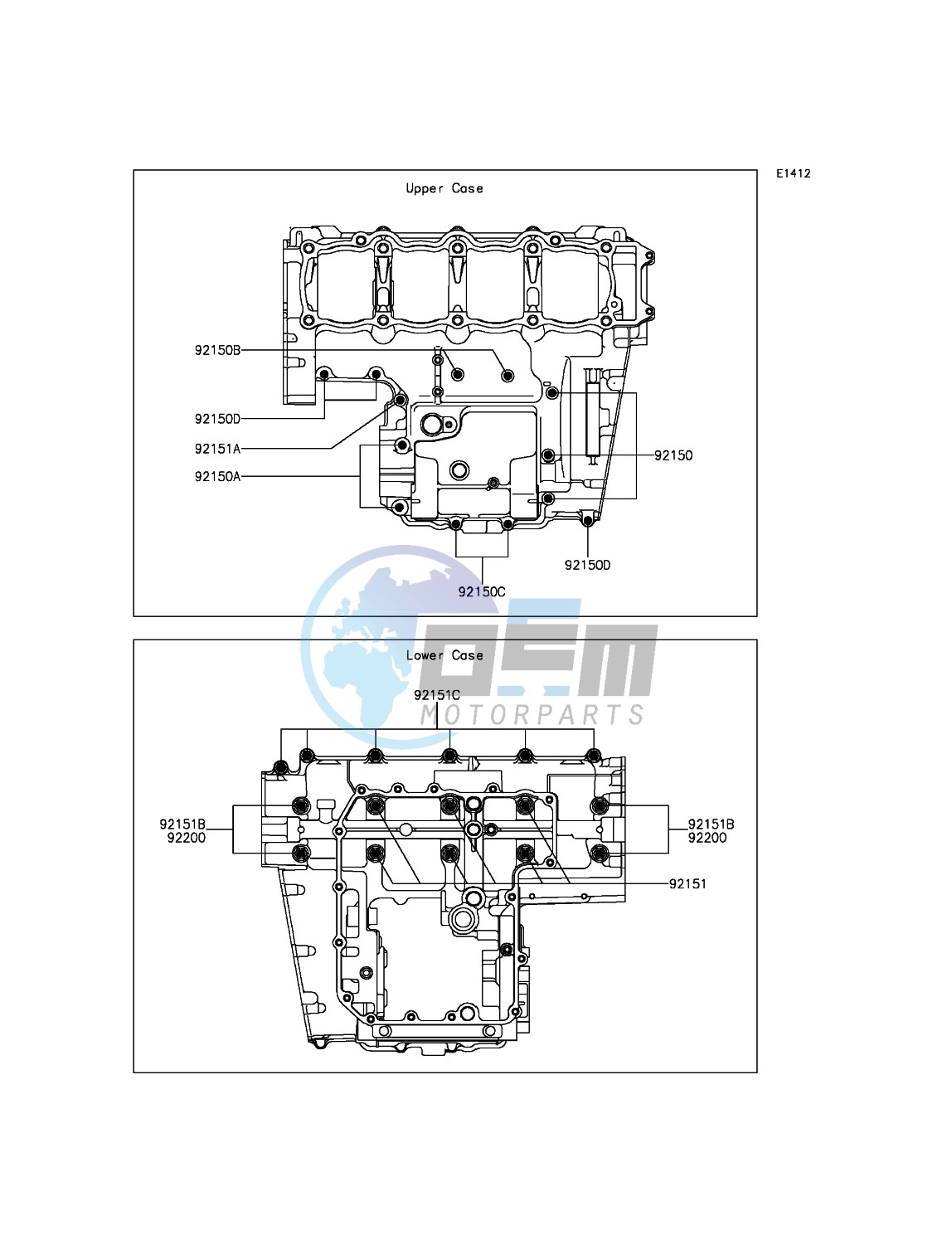 Crankcase Bolt Pattern