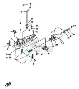 55B drawing LOWER-CASING-x-DRIVE-2