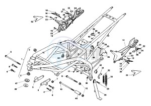 X-TRA RAPTOR 1000 drawing FRAME