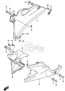 GSX-S125 drawing UNDER COWLING